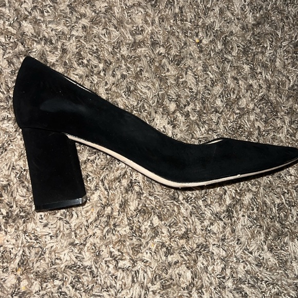 Black Mark Fisher pointed toe block heel size 11 - Picture 10 of 12